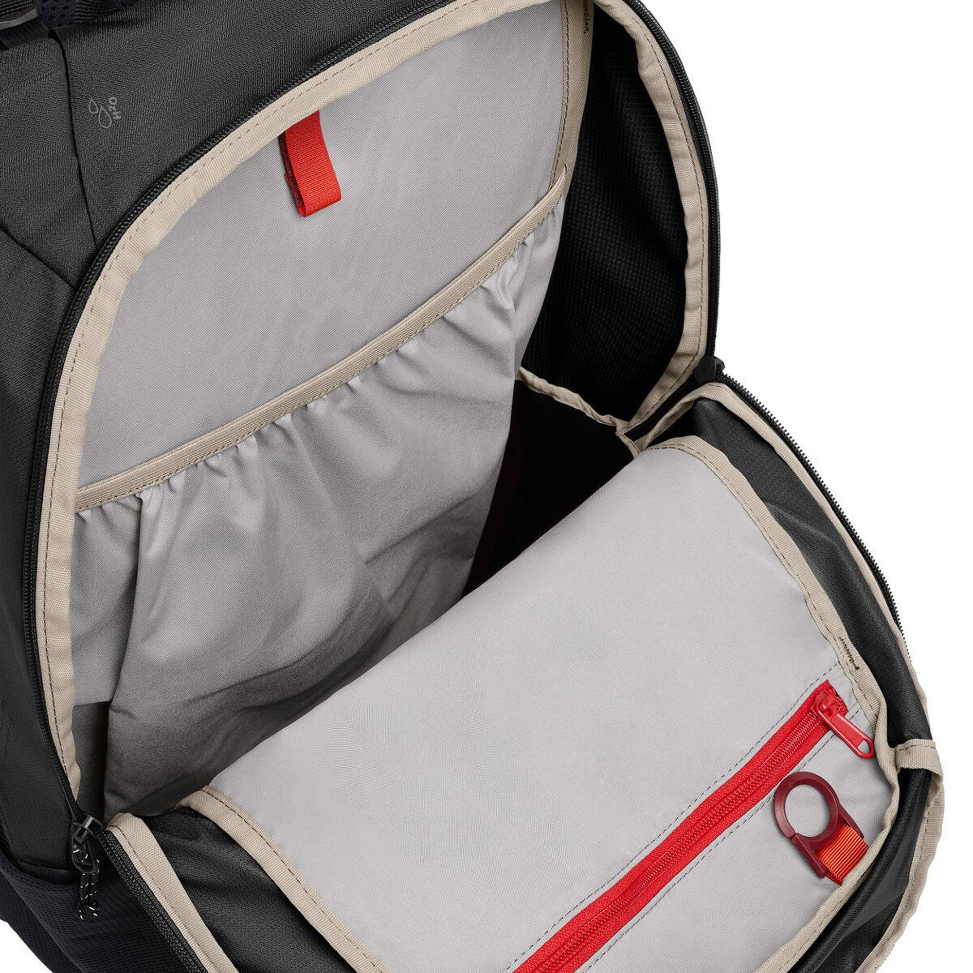 Alt View 1. VAUDE - Vaude Trailvent 20 Mountain Bike Backpack - Black - Black.