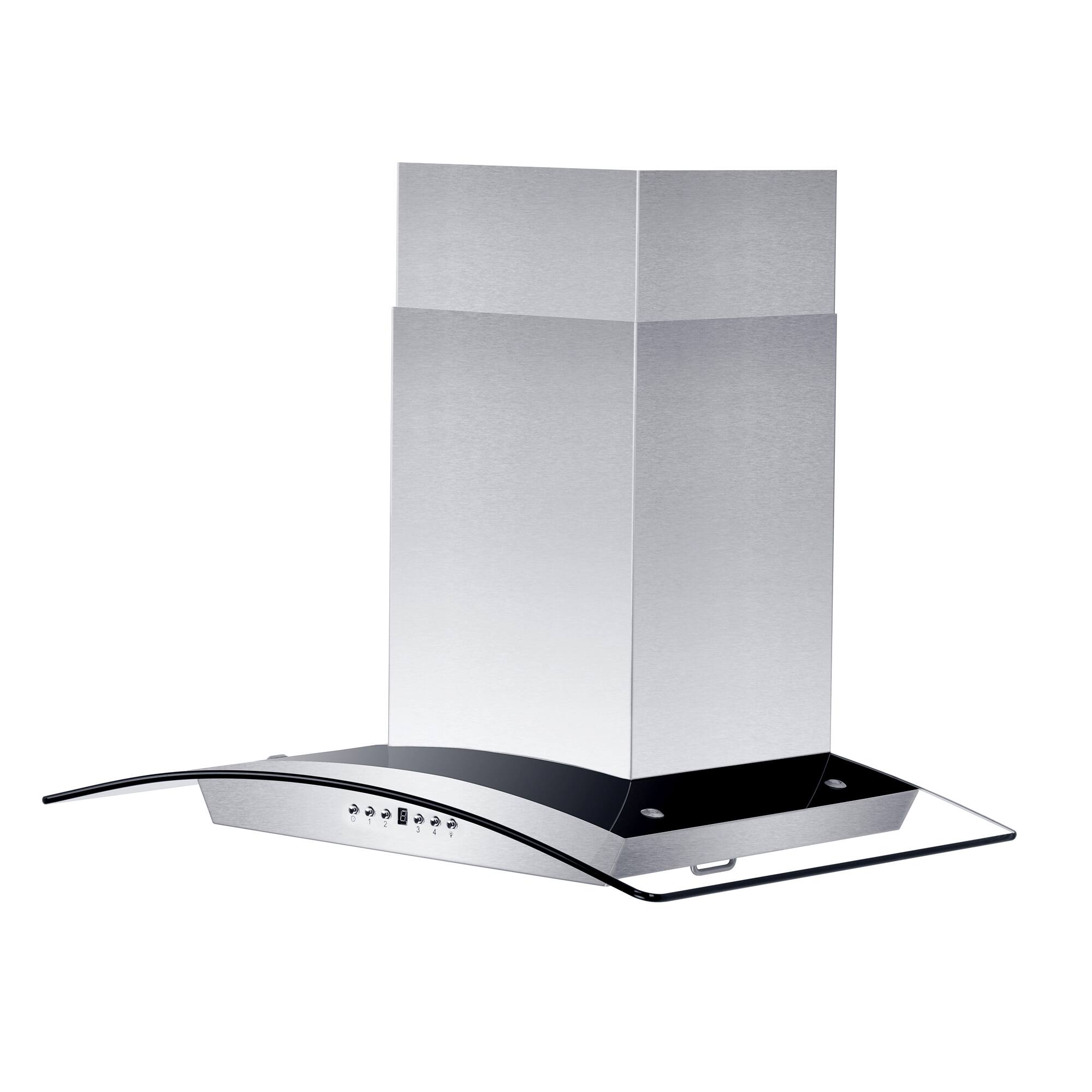 Angle. ZLINE - 36" Externally Vented Range Hood - Stainless steel.