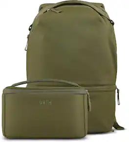 Urth - Arkose 20L Backpack + Camera Insert (Moss)