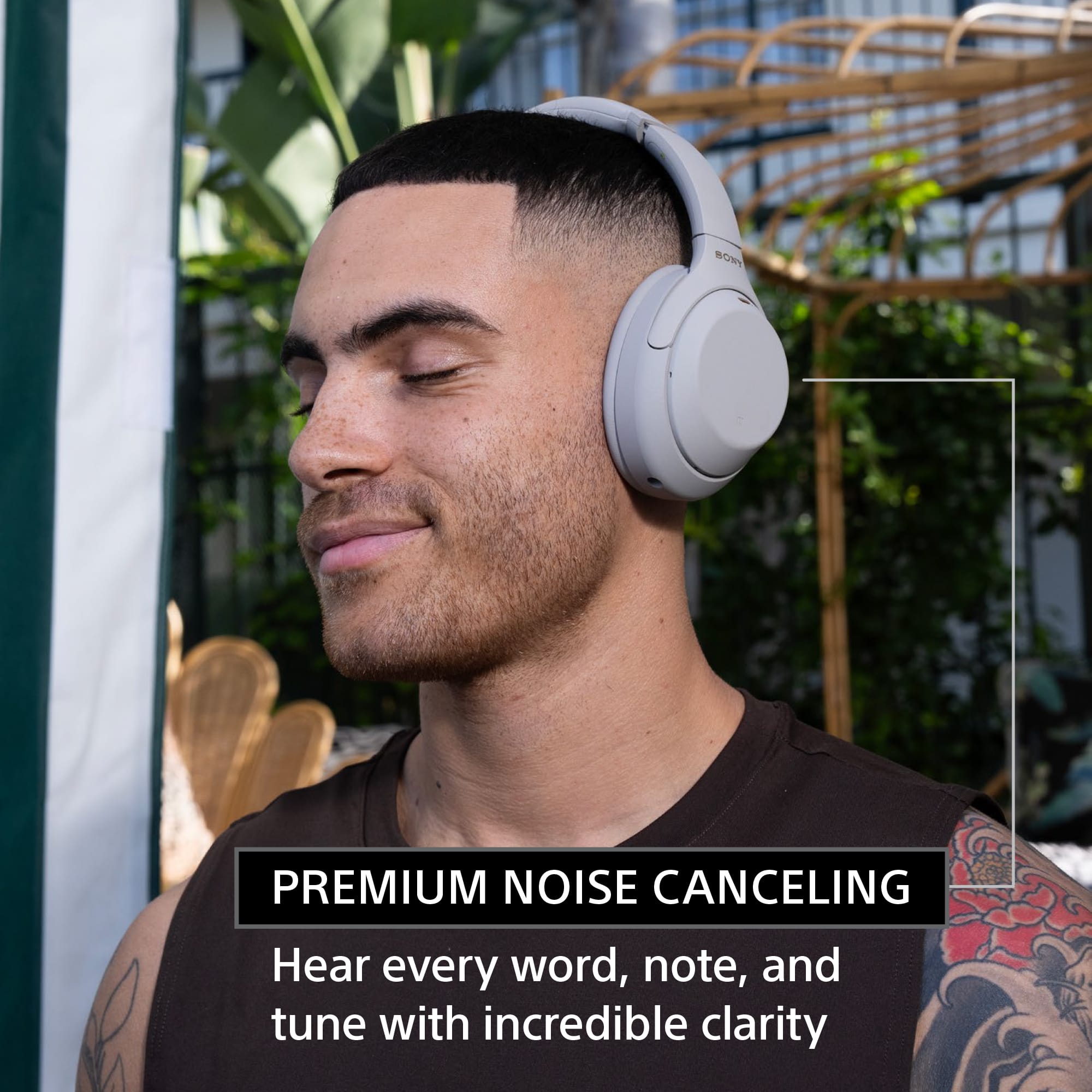 Premium Noise Cancelling: Hear every word, note, and tune with incredible clarity.
