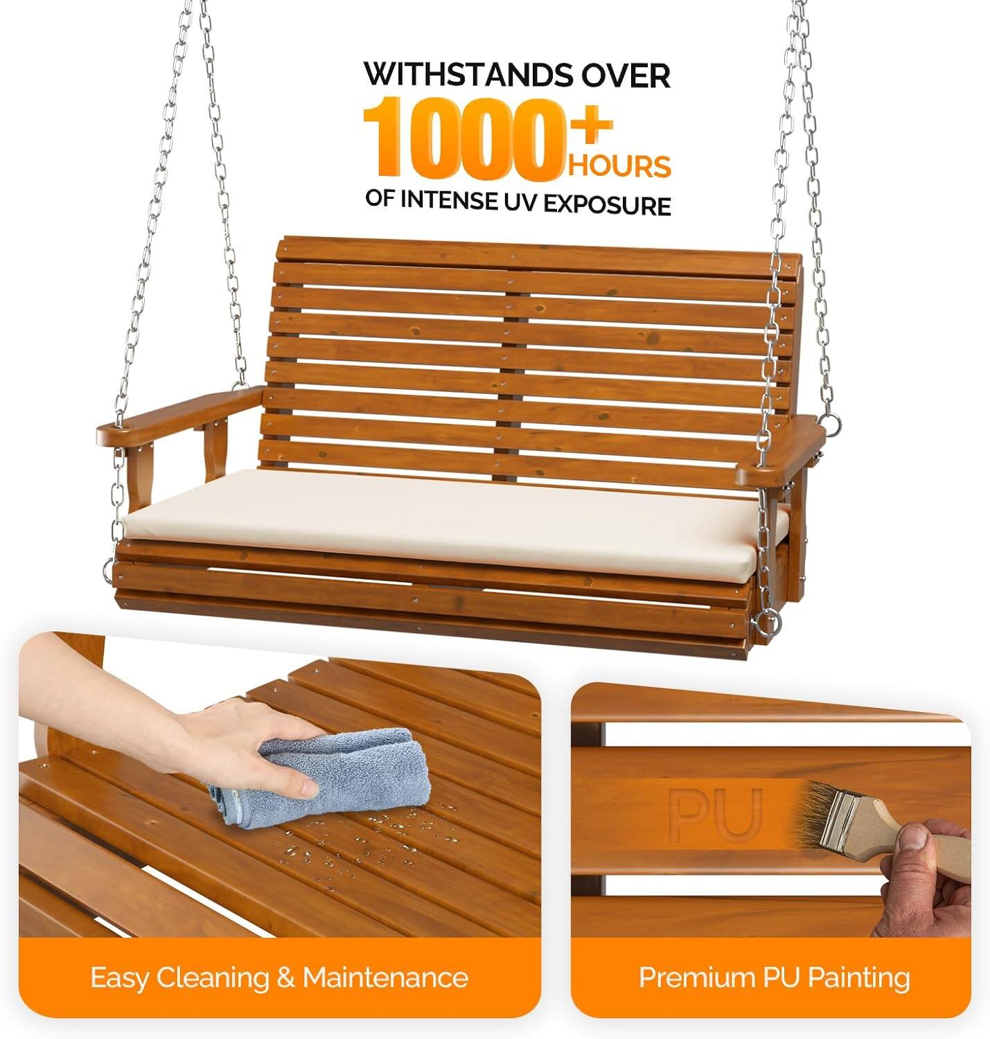 WITHSTANDS OVER 1000+ HOURS OF INTENSE UV EXPOSURE

Easy Cleaning & Maintenance

Premium PU Painting