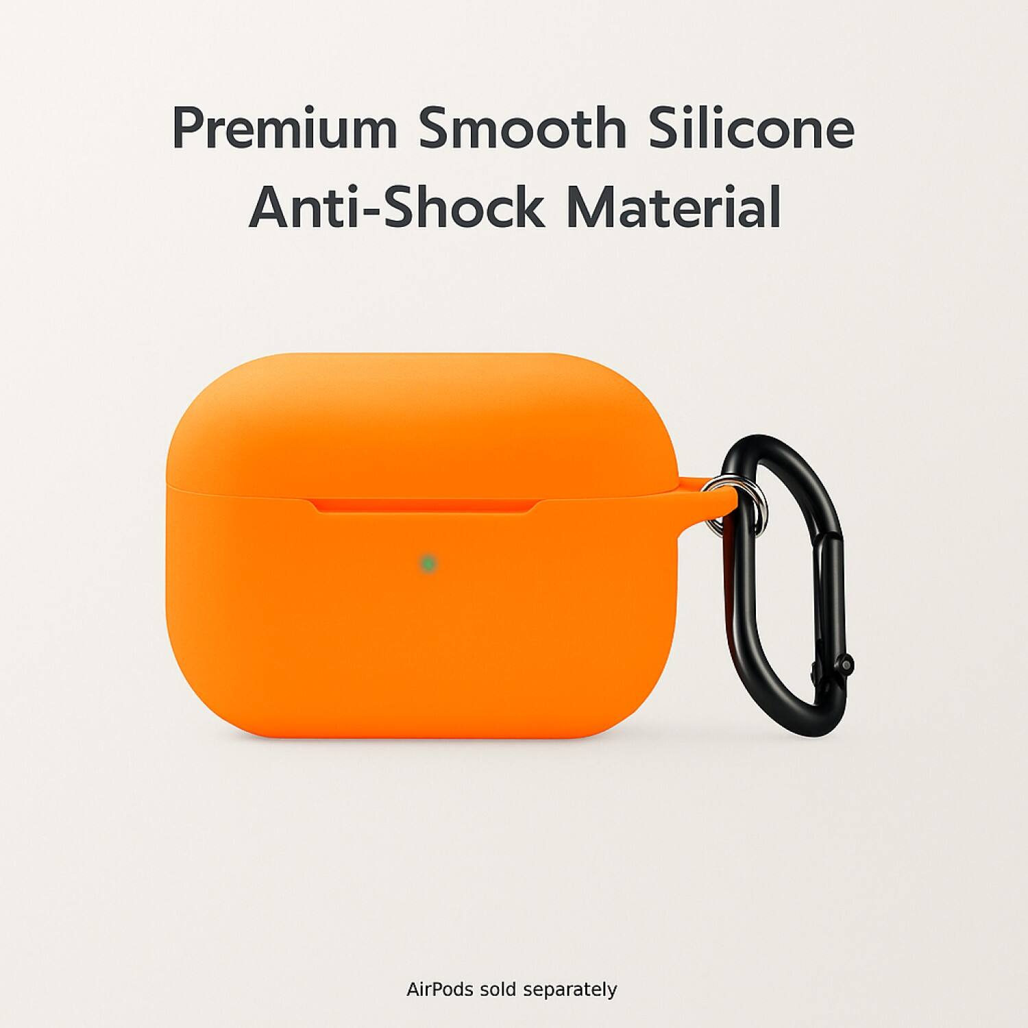 Premium Smooth Silicone Anti-Shock Material

AirPods sold separately