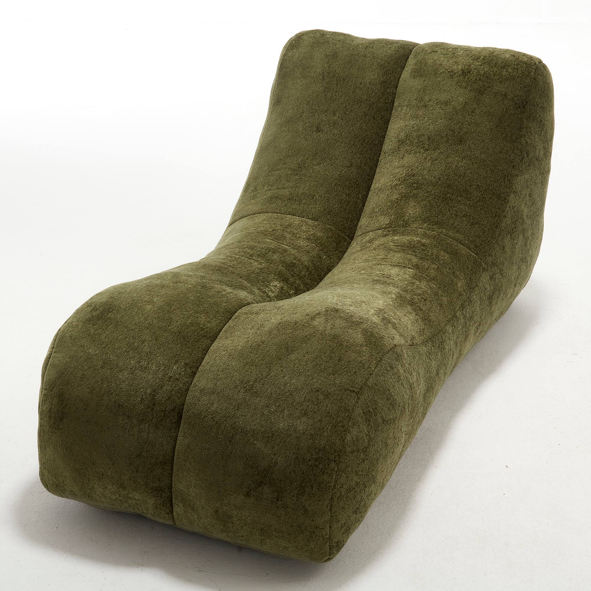 Alt View 8. GOODSILO - Cozy Bean Bag Sofa Chair - Adult Lounger for Gaming, Reading & Relaxation - Olive Green.