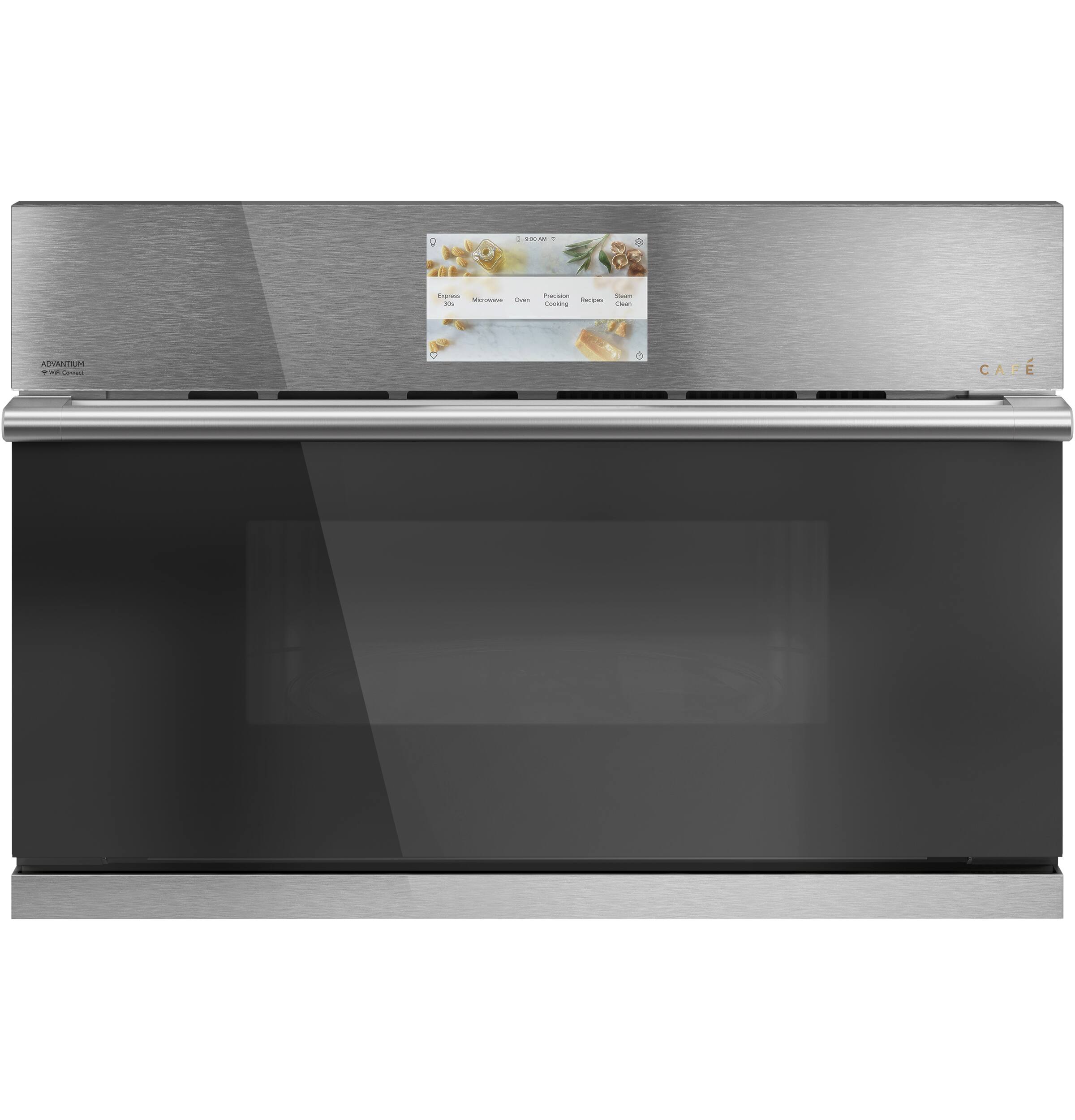 Café - 1.7 Cu. Ft. Convection Built-In Microwave with 120V Five in One Advantium Technology - Platinum Glass