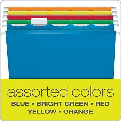 Multiple Folder File Pendaflex Ready Tab Extra Capacity Reinforced Hanging File Folders, 5 ...
