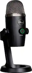 Blue Microphones - Blue Yeti Nano Premium Wired Multi-Pattern USB Condenser Microphone - Black - Front_Zoom