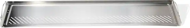 Front. Weber - Dual-Level Warming Rack works with 36" Slate Griddle - Silver.