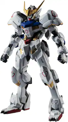 Front. Bandai - Tamashii Nations - MSG: Iron-Blooded Orphans - Gundam Universe - ASW-G-08 Gundam Barbatos Renewal - COLLECTIBLES - Multicolor.