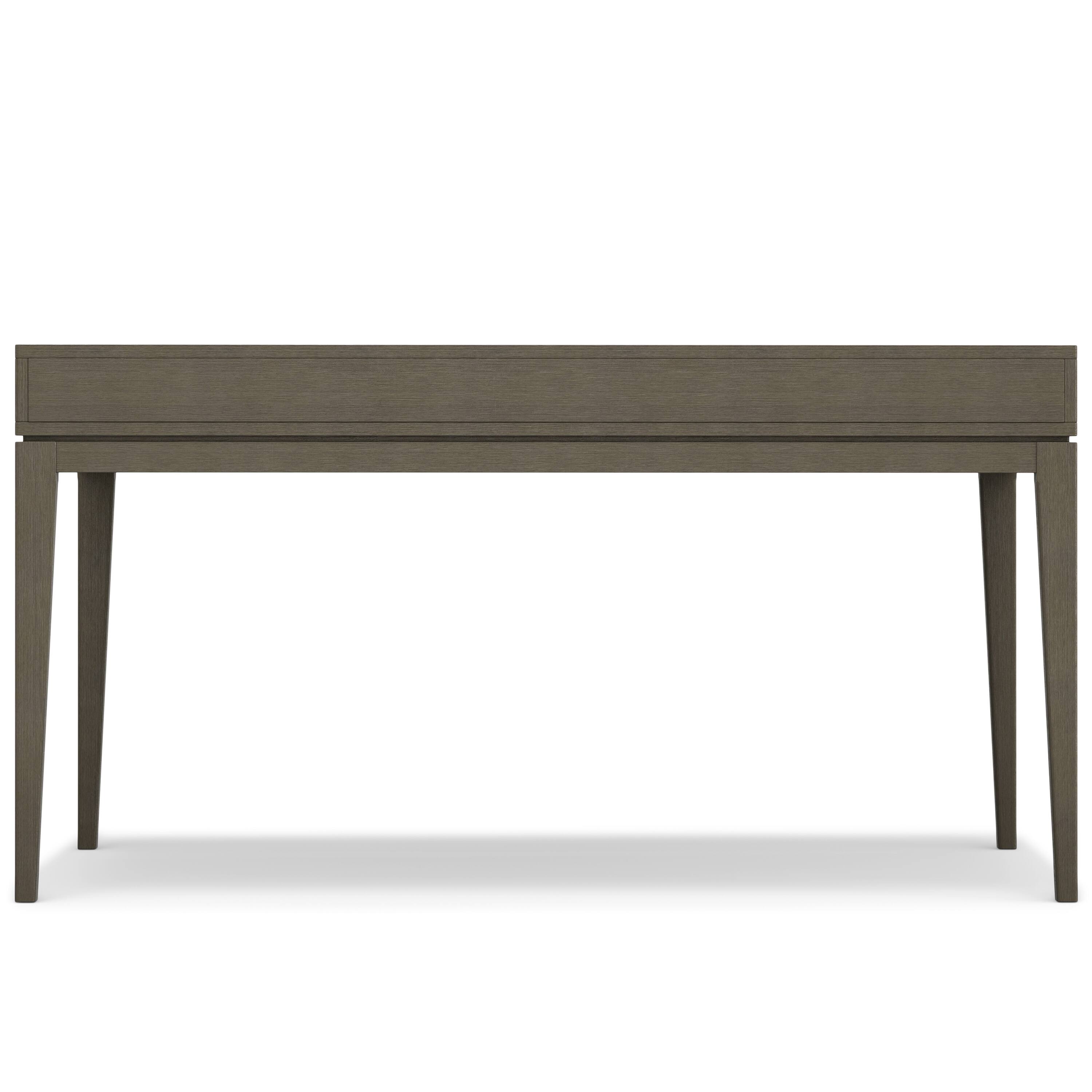 Alt View 1. Simpli Home - Harper SOLID HARDWOOD Mid Century Modern 60 inch Wide Desk in Farmhouse Grey - Farmhouse Grey.