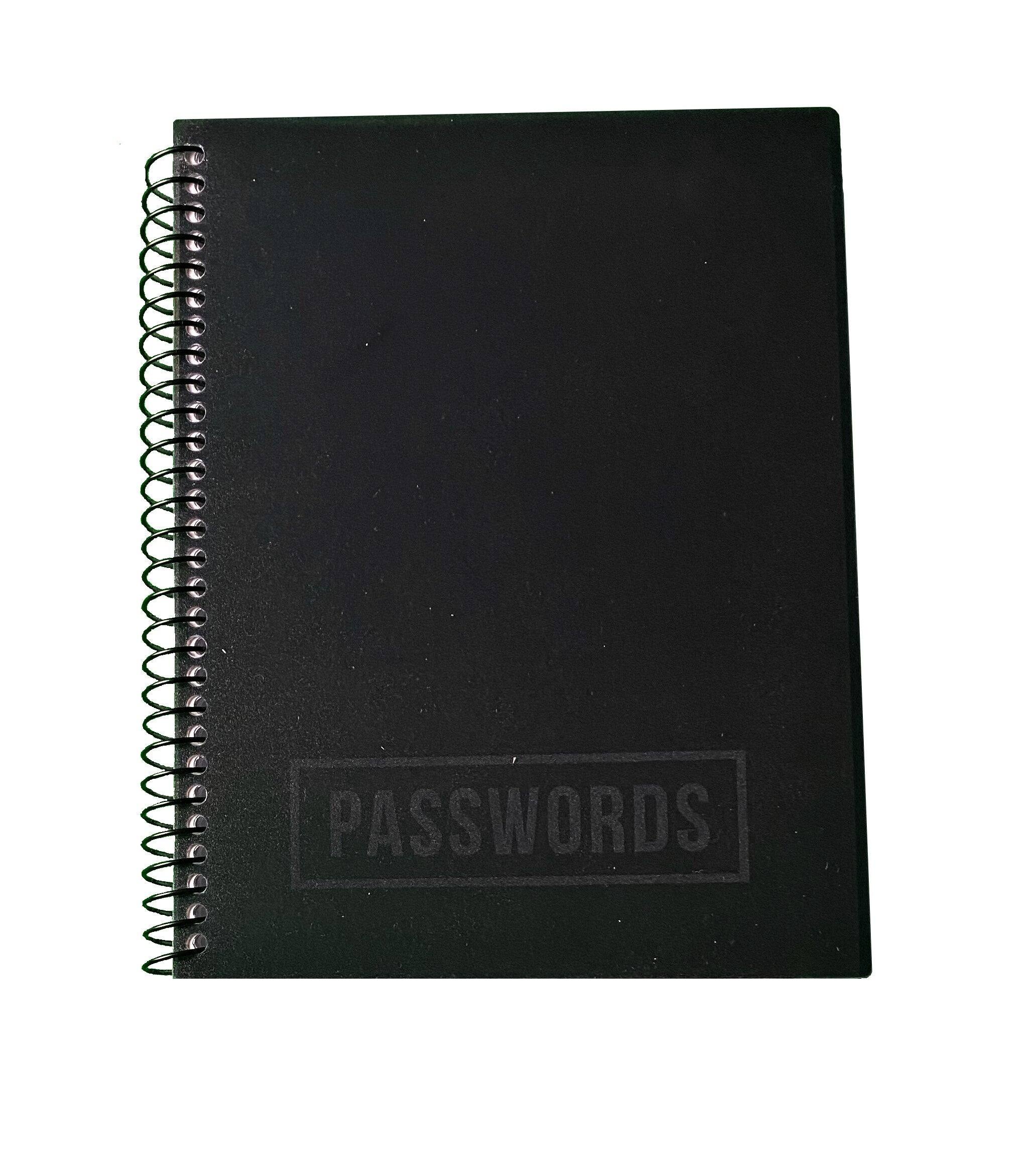 Front. RE-FOCUS THE CREATIVE OFFICE - RE-FOCUS THE CREATIVE OFFICE Password Log Book, Small, 120 Pages, Black.