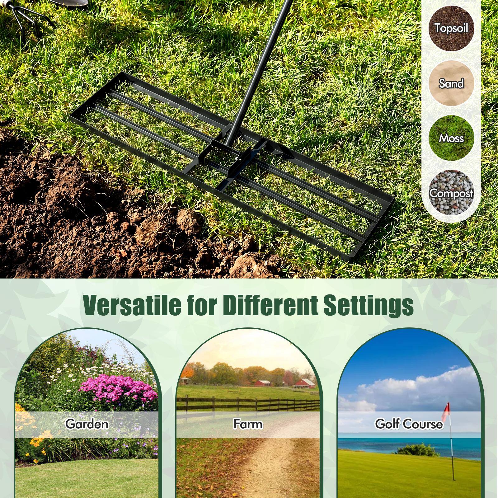Topsoil Sand Moss Compost  
Versatile for Different Settings  
Garden Farm Golf Course