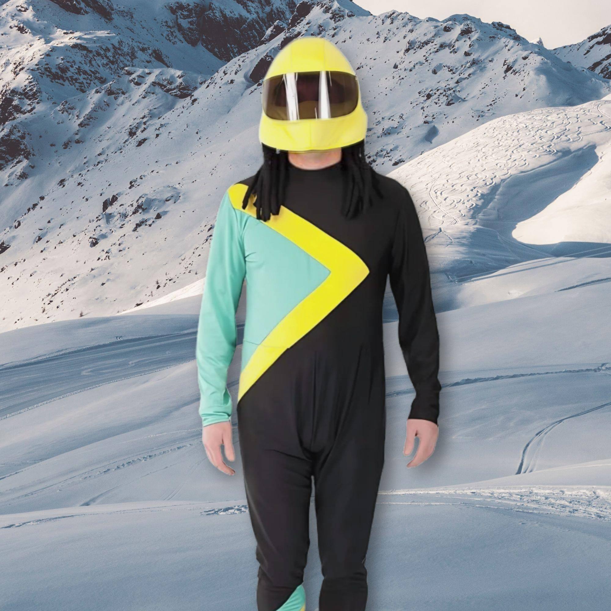 Alt View 2. Orion Costumes - Jamaican Bobsleigh Adult Costume | X-Large - Multi-Colored.