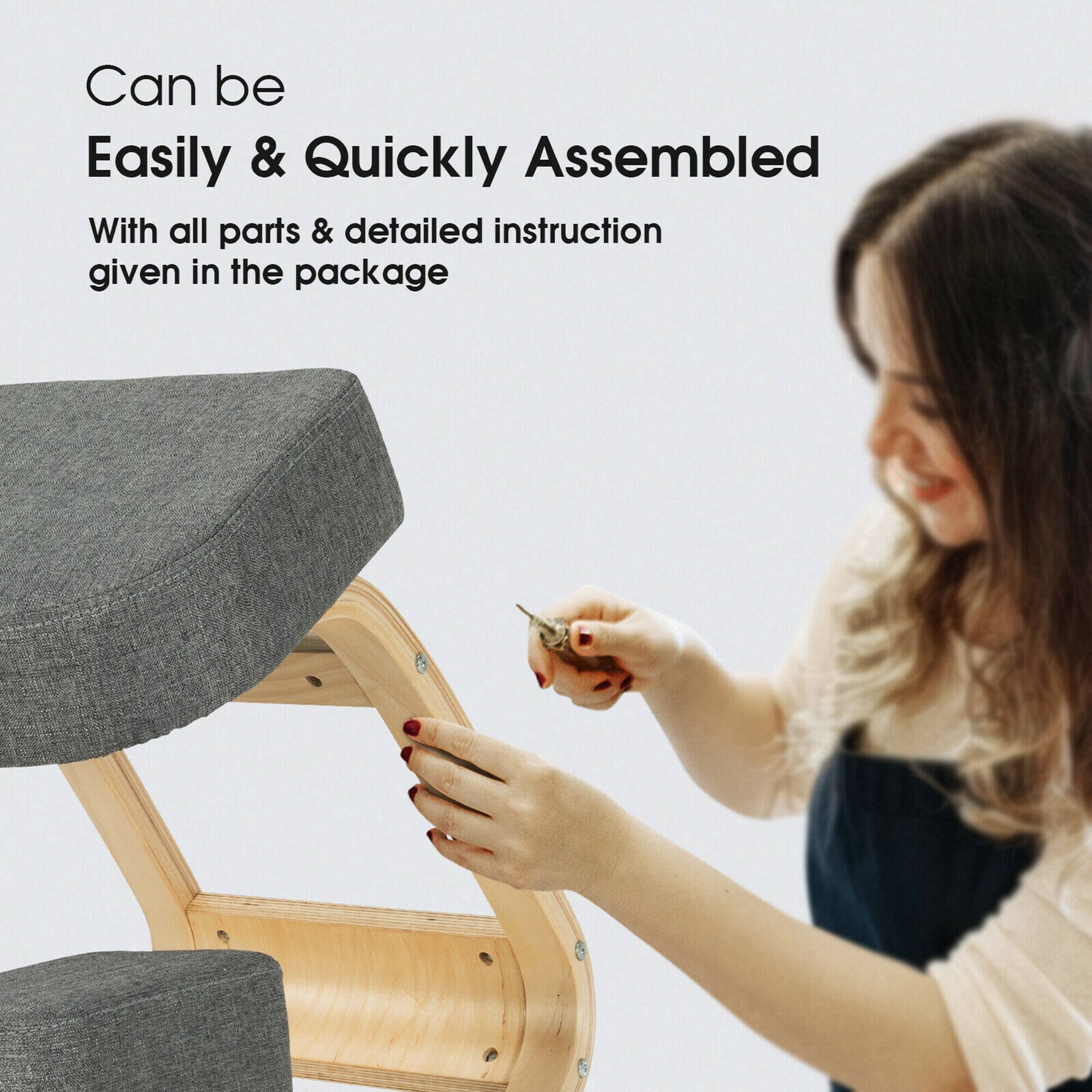 Can be Easily & Quickly Assembled  
With all parts & detailed instruction given in the package