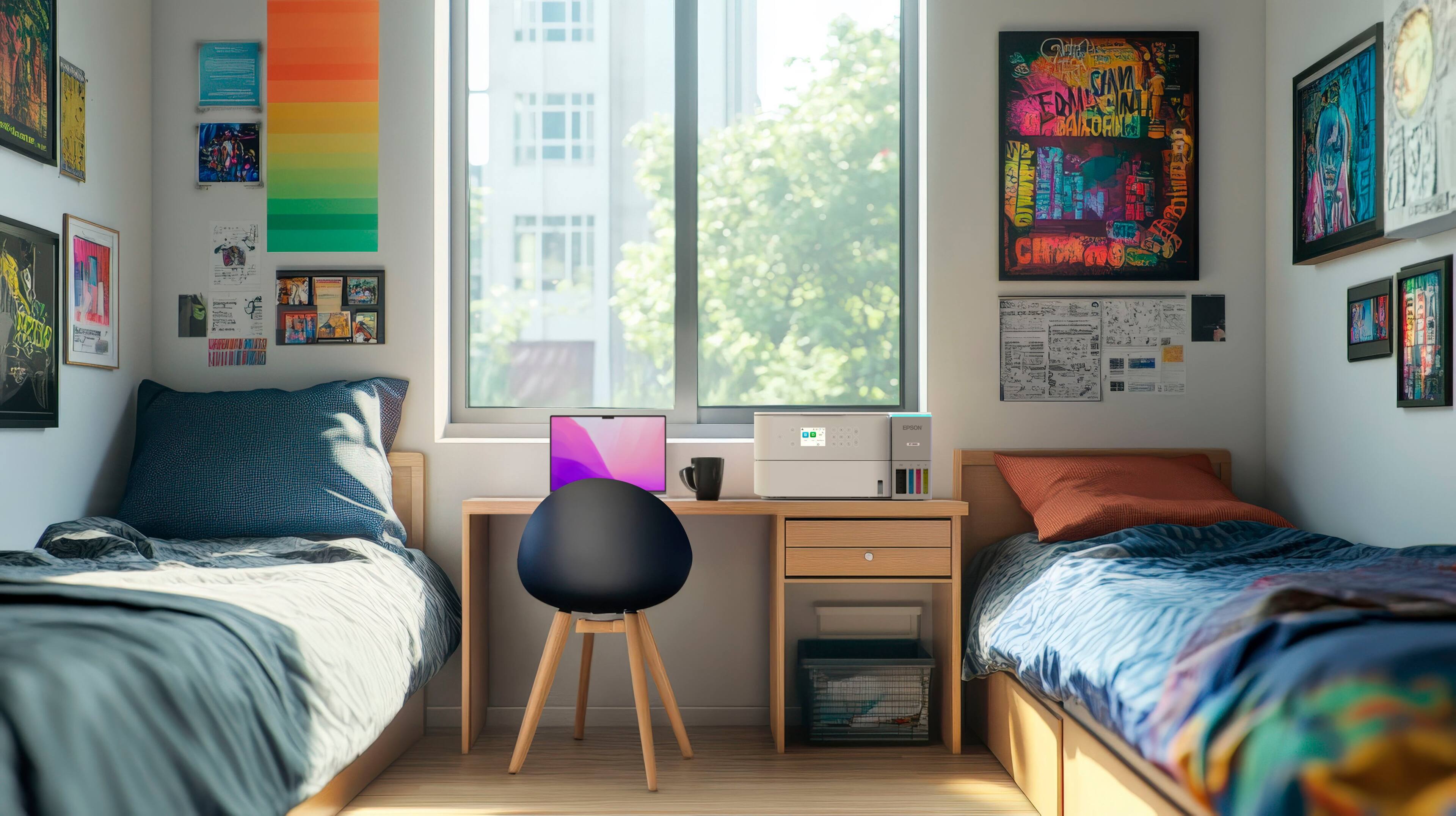 The text on the image reads "Dream big."