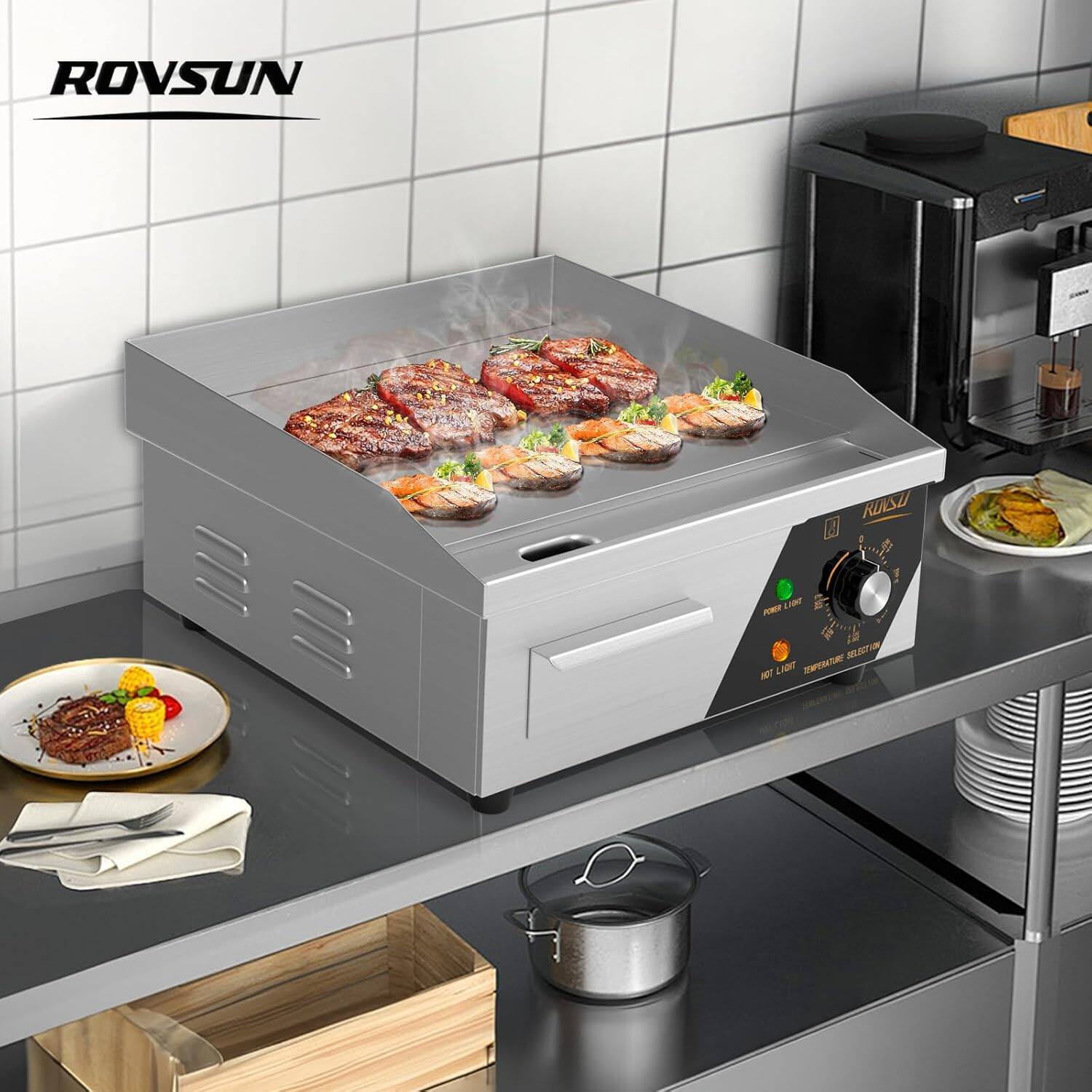 ROVSUN  
POWER LIGHT  
HOT LIGHT  
TEMPERATURE SELECTION