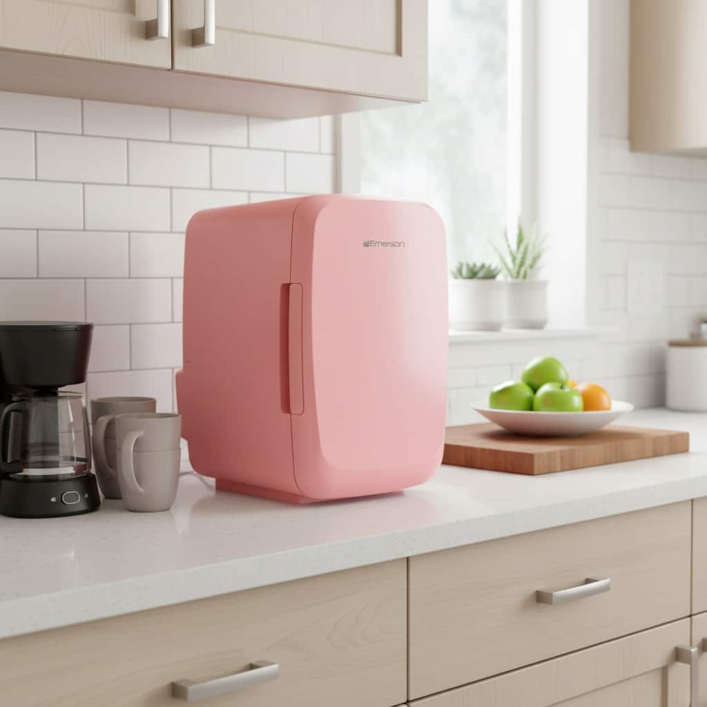 Forest'nSky - Portable Electric Cooler and Warmer for Car, Travel, Camping & Home Use - Pink