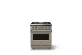 Viking - 30 in. Wide 4 Burner Pro 5 Series 4.7 Cu. Ft. Freestanding Sealed Dual Fuel Convection Range - Nantucket - Nantucket
