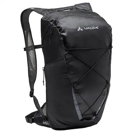Front. VAUDE - Vaude Uphill 16 Lightweight Backpack - Black - Black.