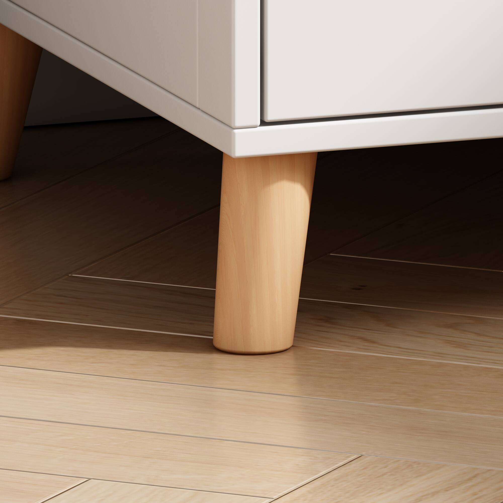 Alt View 9. FUFU & GAGA - FUFU&GAGA Anti-Tip Changing Table Dresser with Multi-Drawer Storage White - White.