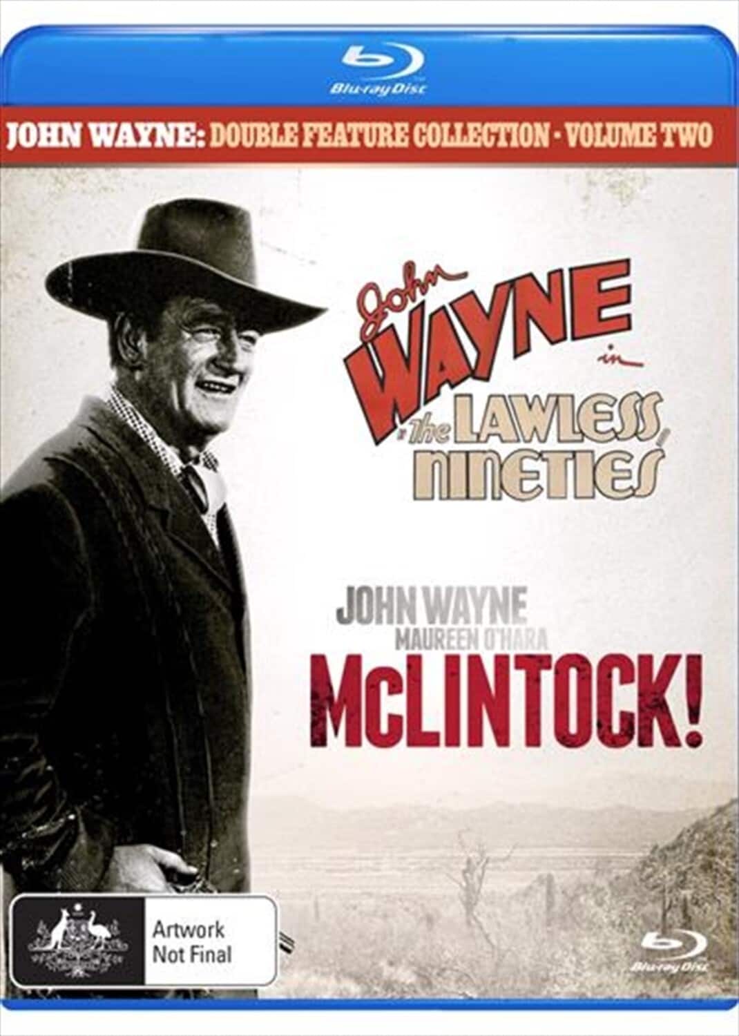 John Wayne: Double Feature Collection Two (Lawless Nineties / Mclintock) - All-Region/1080p - BLU-RAY