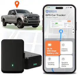 BrickHouse Security - EON Odyssey 18 Month Long-Life GPS Tracker for Vehicles & Assets - Subscription Required - Black