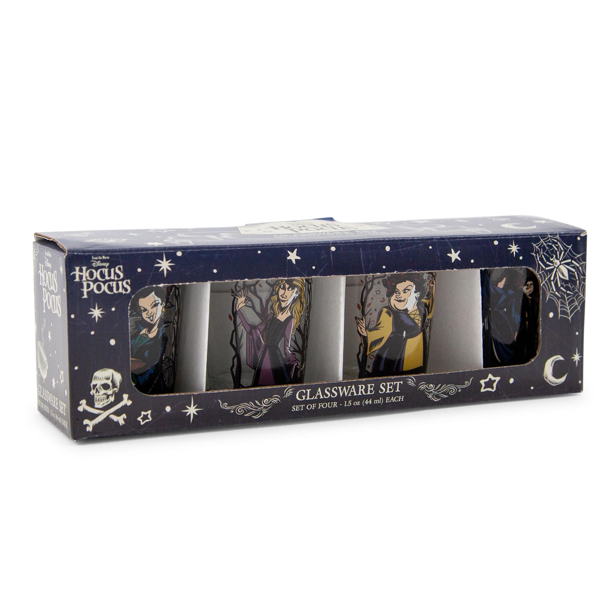 Disney Hocus Pocus  
GLASSWARE SET  
SET OF FOUR - 15 oz (441 ml) EACH