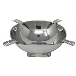 Prestige - Smokin Ash' Quadrangle Cigar Ashtray (Stainless Steel) - Polished Stainless Steel