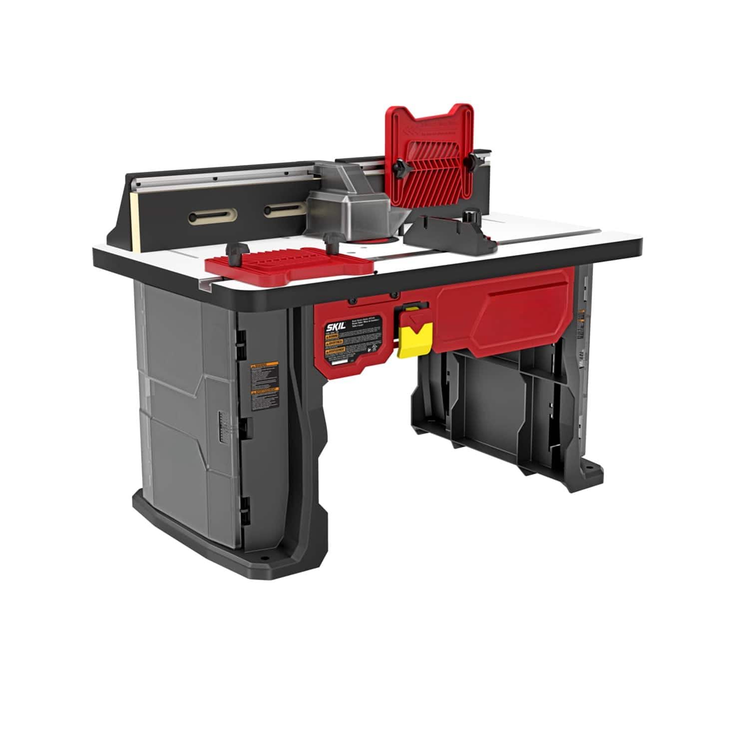 JETRANSPORT - Srt1039 Benchtop Portable Router Table With Dual Sided Integrated Bit Storage ABOVE THE TABLE ROUTER LIFT - Default