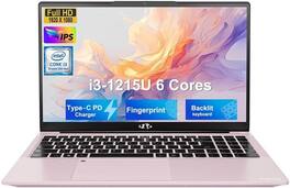 NIMO - 15.6" IPS FHD-Laptop Intel 6 Cores i3-1215U 32GB RAM 512GB SSD 4.4GHz - Rose Gold