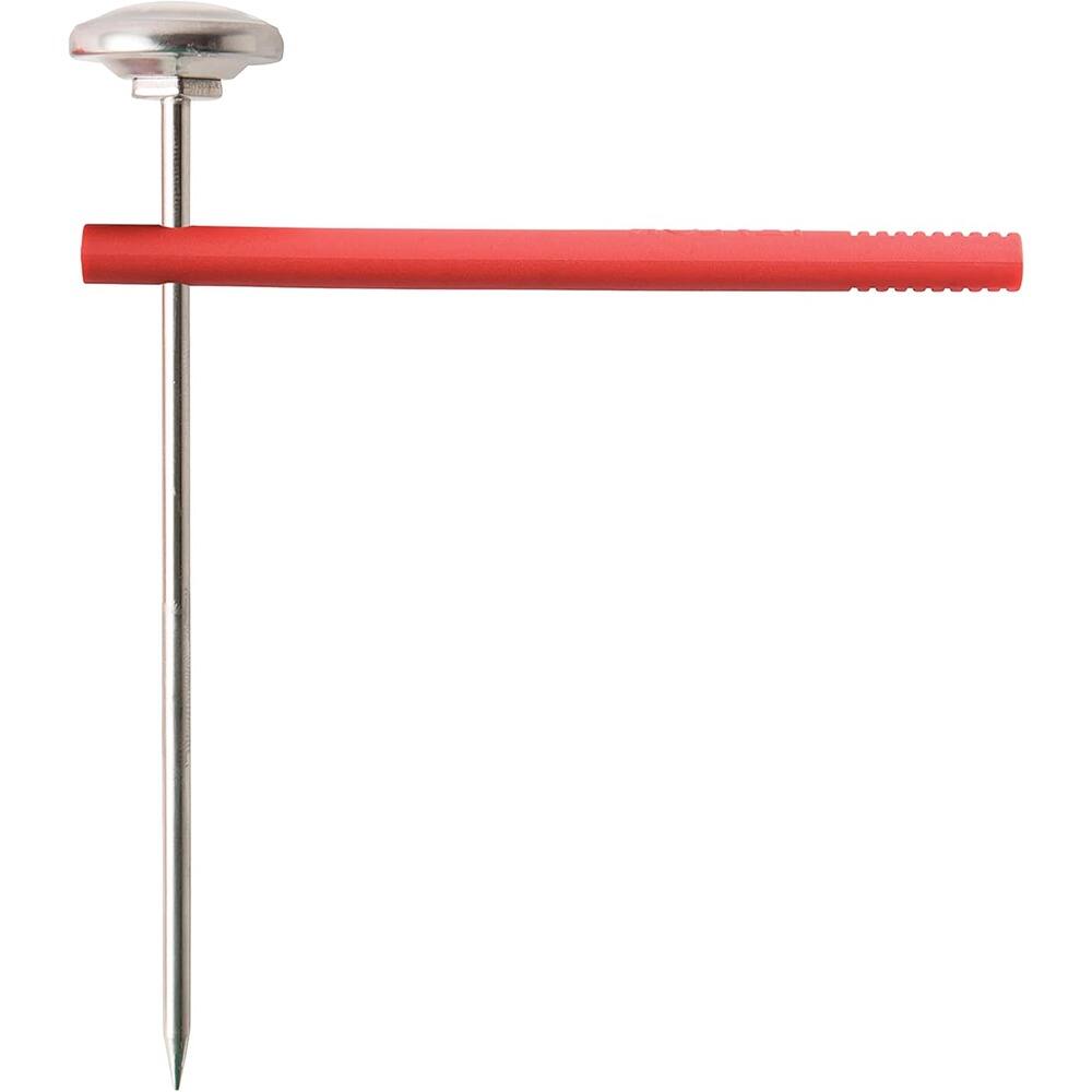 Angle. PARKER SLATER - Analog Instant Read Meat Thermometer, 1" Dial, Pocket Sleeve Clip.