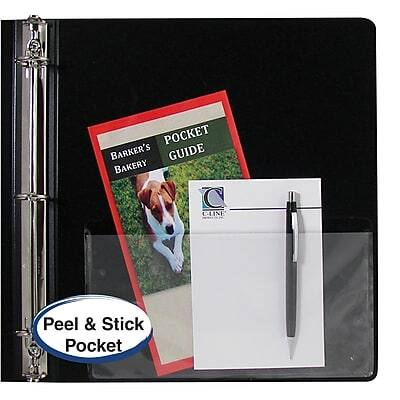 POCKET BARKER'S GUIDE  
BAKER'S BAKERY  

Peel & Stick Pocket  

C LINED