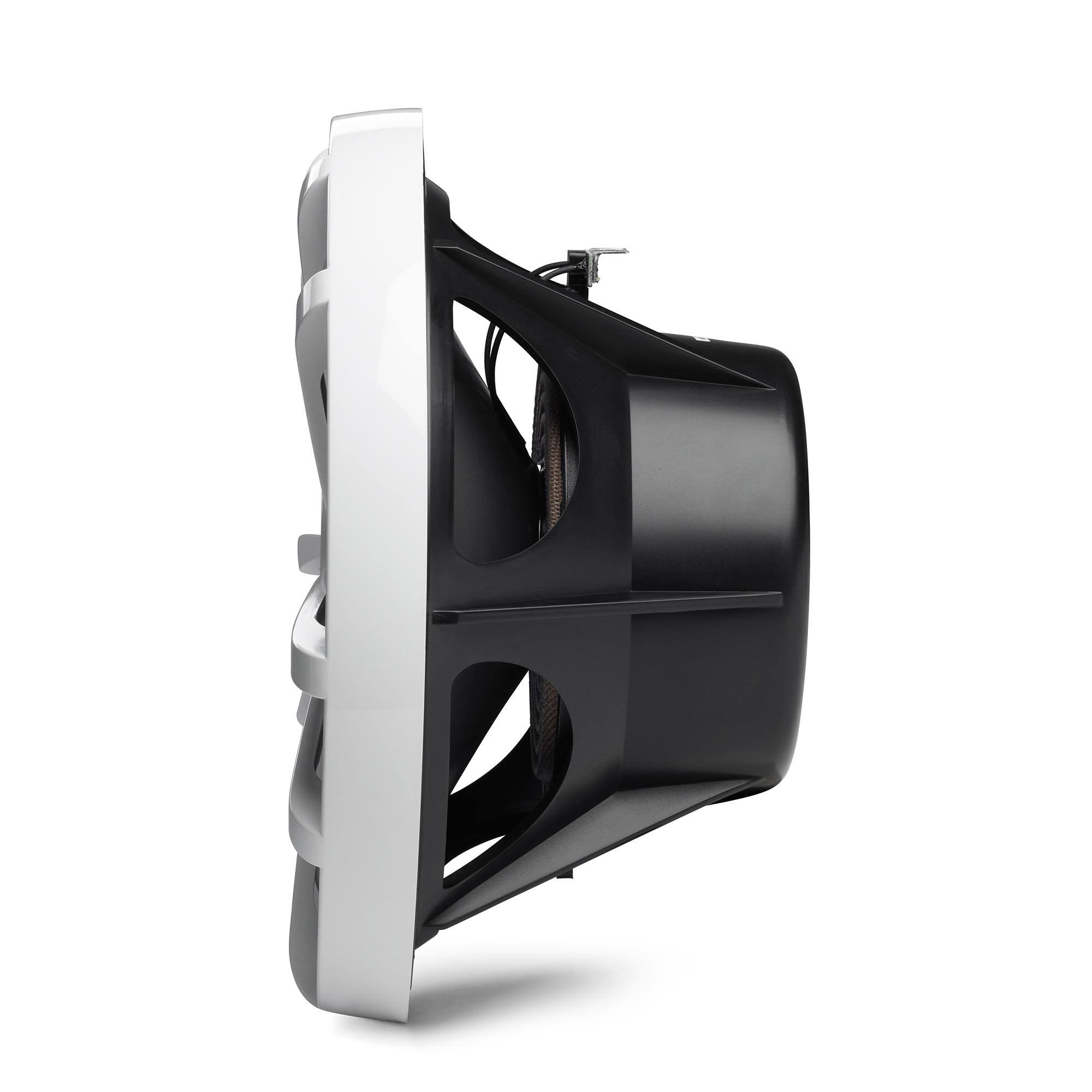 Alt View 1. JBL - JBL MARINE STAGE10 10" (250mm) marine audio multi-element subwoofer   200W – WHITE - Black.