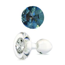 Kitcheniva - Aesthetic Small Bulb And Short Stem Plug With - Crystal Blue