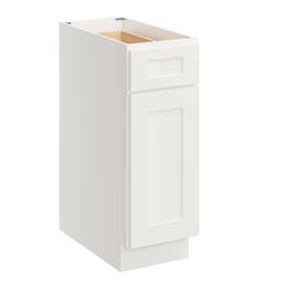 Boyel Living - 12 Inch Base Cabinet with Full Overlay Soft Close Doors - White Shaker