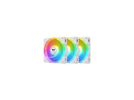 Thermaltake - SWAFAN EX 14 ARGB Fan, 3-Pack, 500-2000 RPM, Magnetic, Reversible, RGB Sync - White