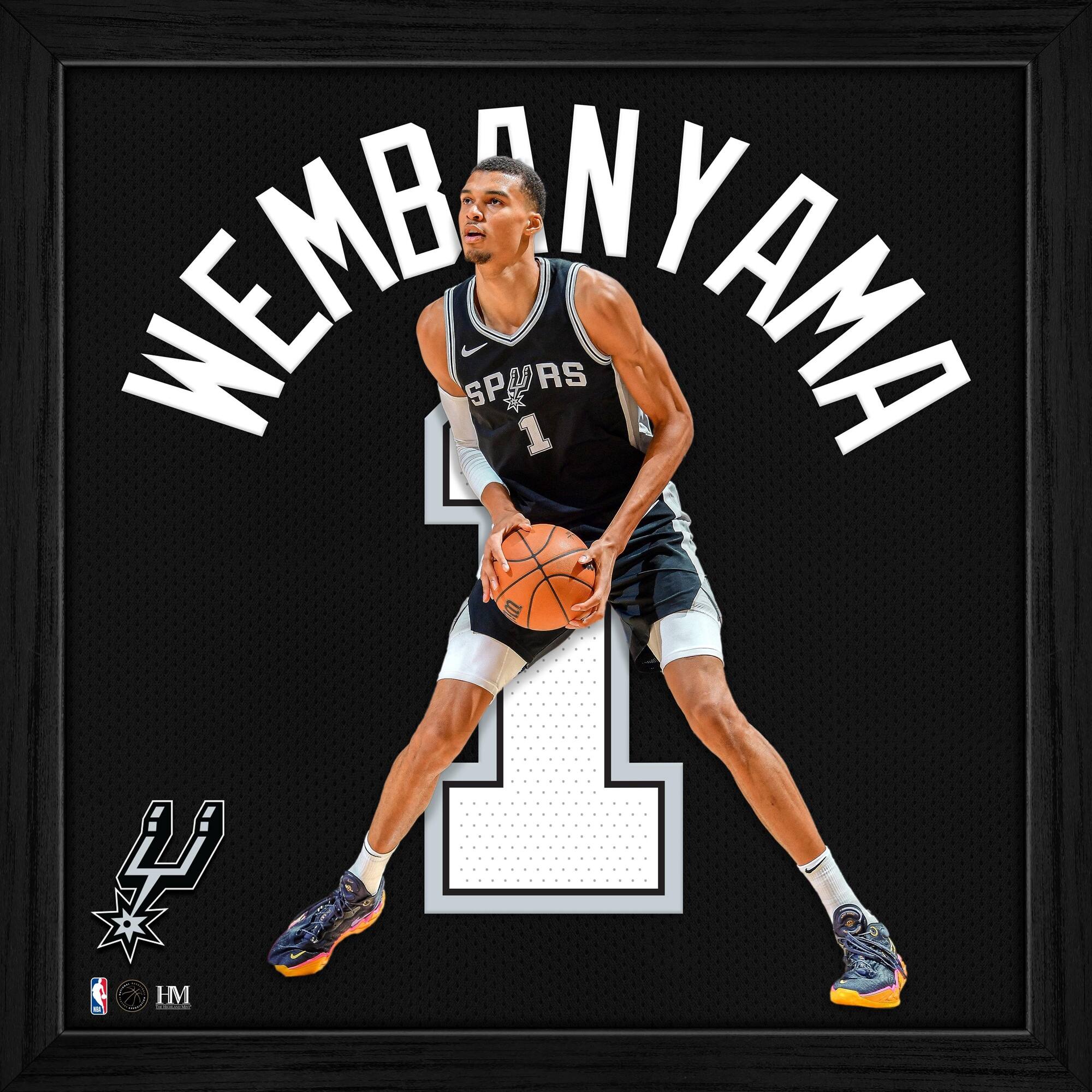 Victor Wembanyama San Antonio Spurs Impact Jersey Frame