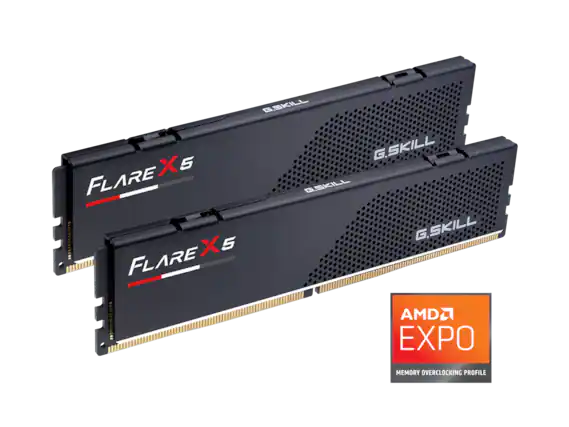 G.SKILL FLARE X5
AMD EXPO
MEMORY OVERCLOCKING PROFILE