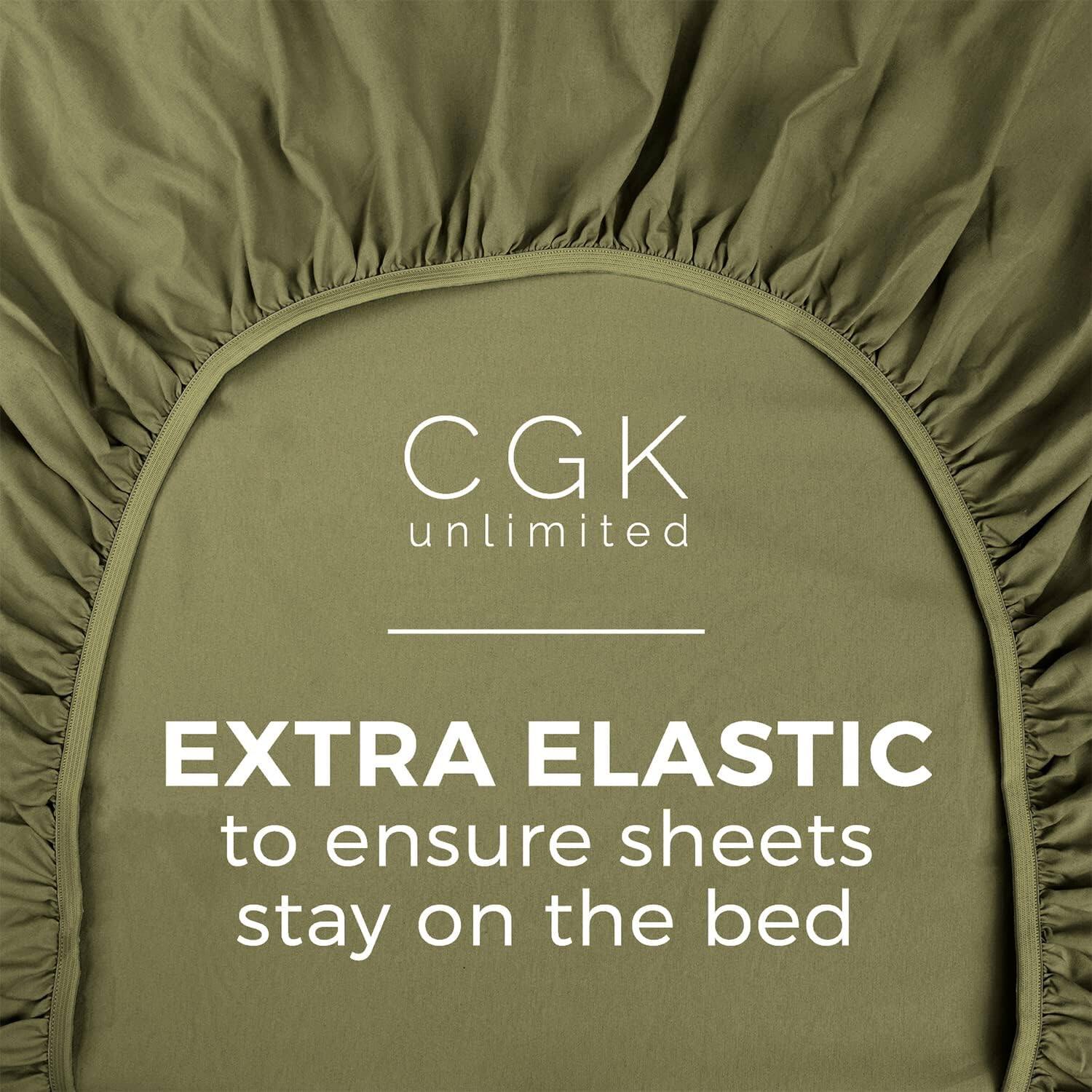 CGK unlimited  
EXTRA ELASTIC  
to ensure sheets stay on the bed