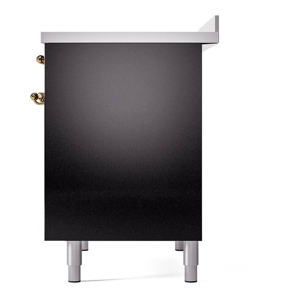 Alt View 9. ILVE - ILVE Nostalgie II 30 inch Induction Range with 4 Induction Elements (Burgundy) - Burgundy.