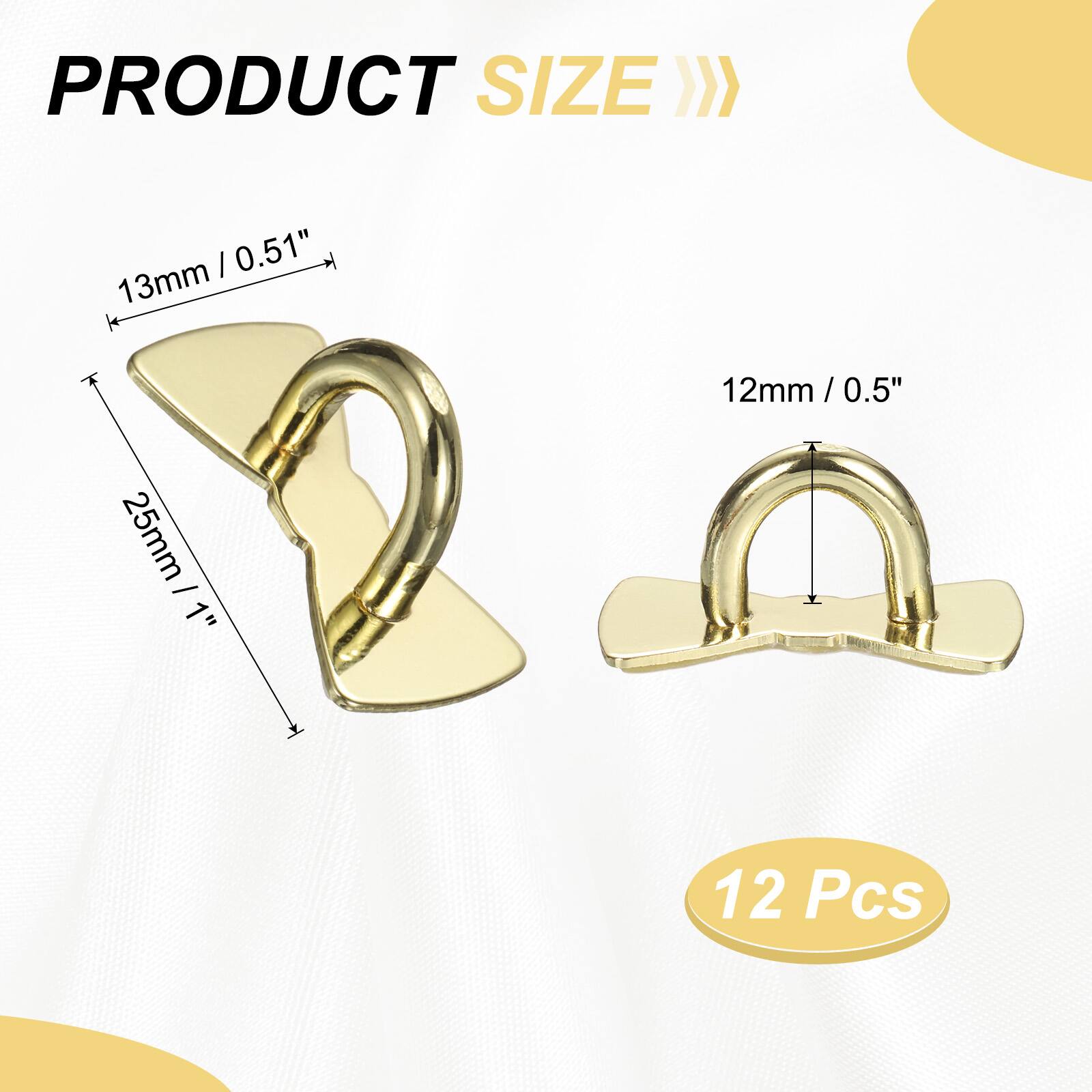 PRODUCT SIZE

13mm / 0.51"

12mm / 0.5"

25mm / 1"

12 Pcs