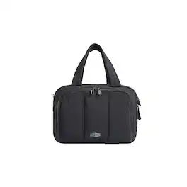 Bagsmart - 12L Splittable Toiletry Bag, Water-Resistant Travel Organizer with Detachable Makeup & Wet-Item Compartments - Black
