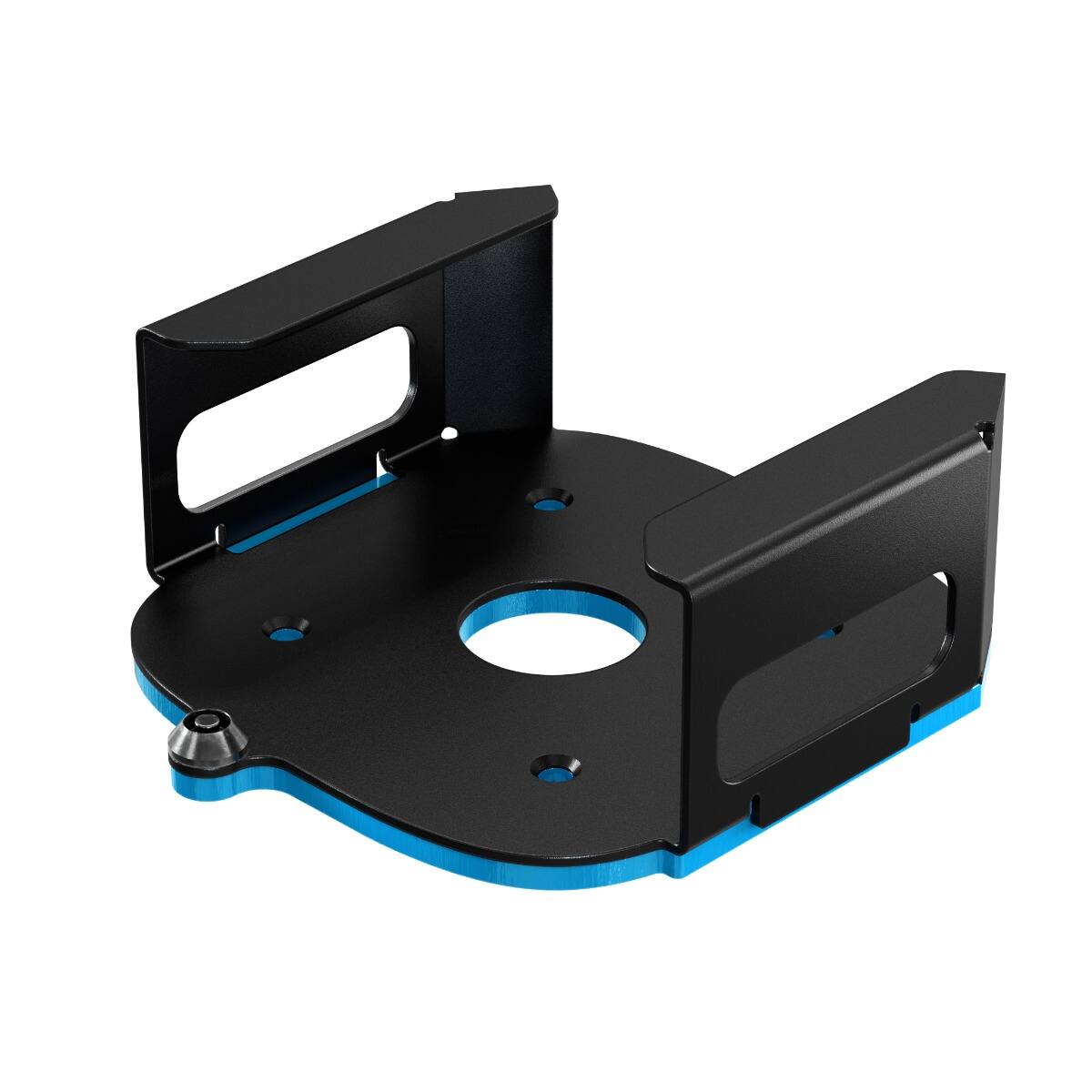 Alt View 2. RackSolutions - RackSolutions Secure Wall Mount H51 for HP USB-C G5 Docking Station - Black.