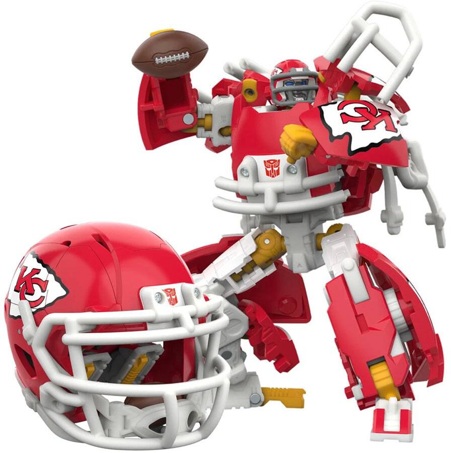 Alt View 6. Transformers - Kansas City Chiefs KC-59 | NFL | Transformers Collaborative - Black.
