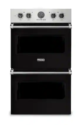 Front. Viking - 30" Viking Professional 5 Series Built-In Double Electric Convection Wall Oven - Onyx - Onyx.