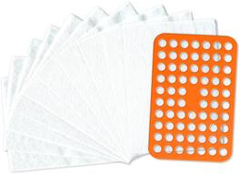 PopMarket - Vinyl Styl® DC-522 Deep Groove Record Washer Replacement Filters 10 Pk with Screen - VINYL ACCESSORIES - Multicolor