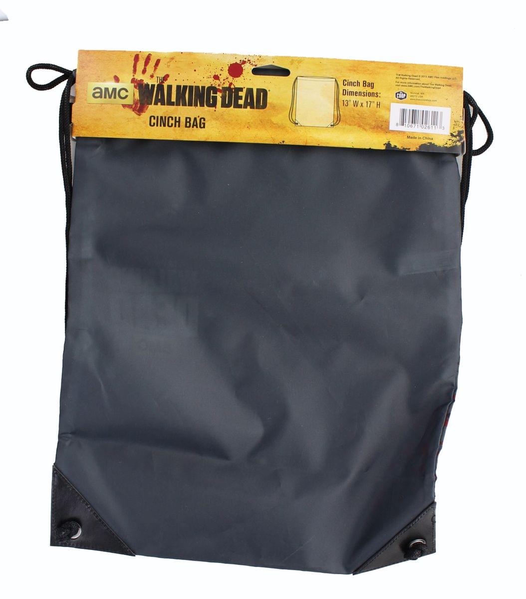 MC WALKING DEAD CINCH BAG  
Cinch Bag Dimensions: 13 W x 17 H  
Made in China
