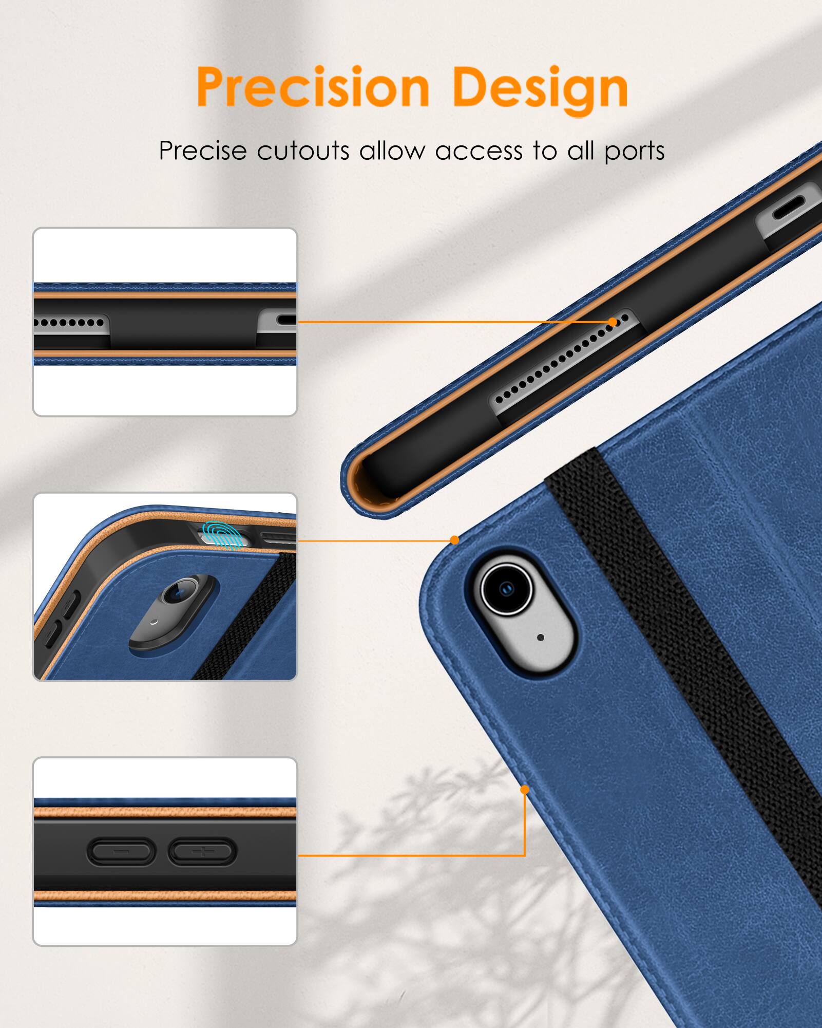 Precision Design  
Precise cutouts allow access to all ports