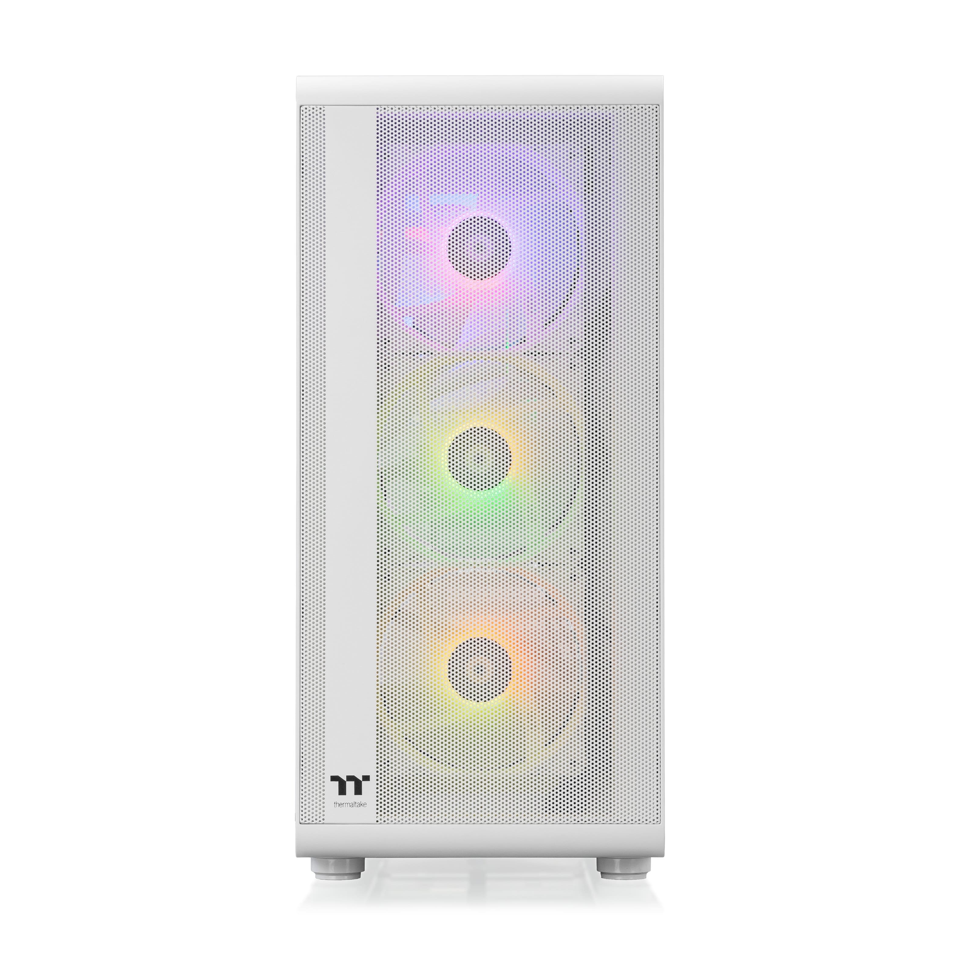 Alt View 2. Thermaltake - LCGS Quartz i460 R4 Gaming Desktop Intel Core i5-13400F, 16GB DDR4 RAM, NVIDIA GeForce RTX 4060-1TB NVMe M.2 - White.