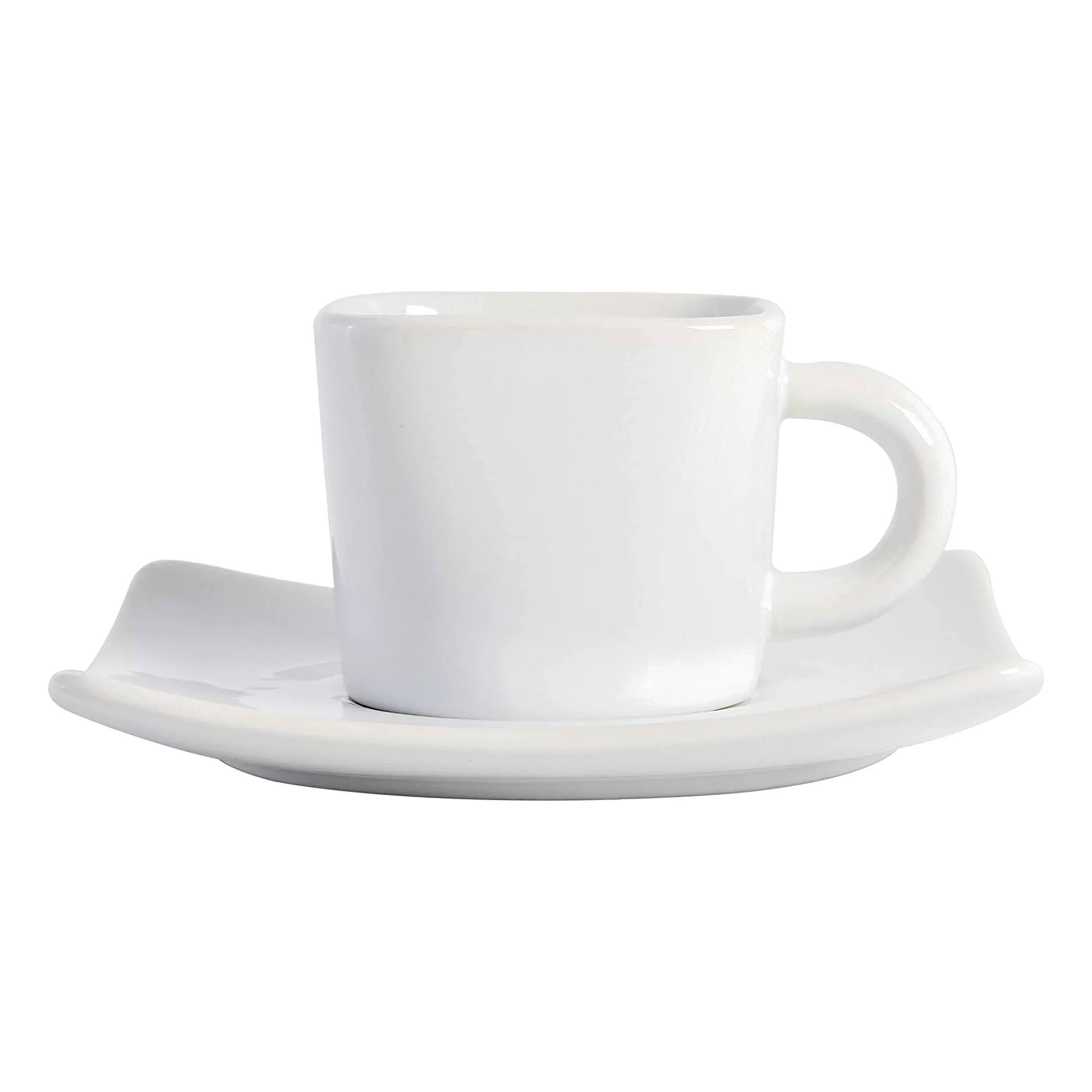 Alt View 3. Gibson - Gibson Elite Gracious Dining 12 Piece 3.25 Ounce Ceramic Espresso Cup and Saucer Set in White - White.