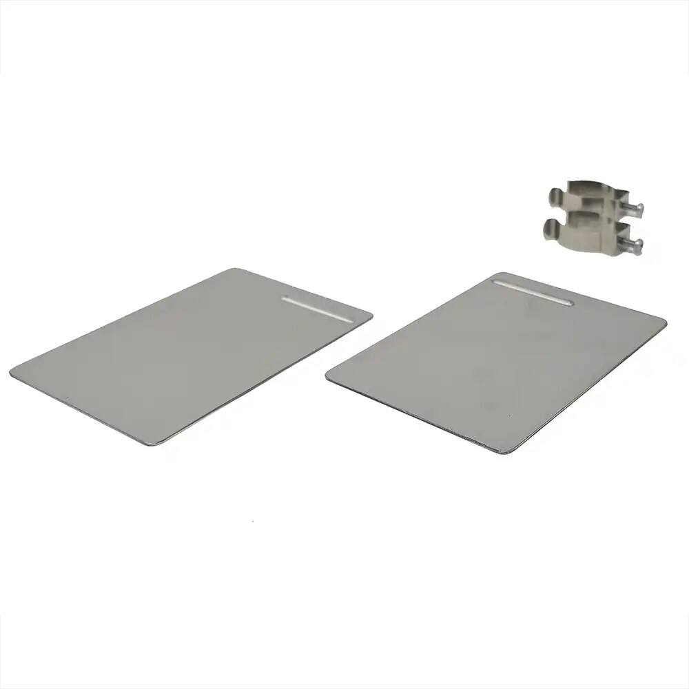 Front. Microvisor - MVSB Side Panel with Adapter - Stainless Steel - Stainless Steel.